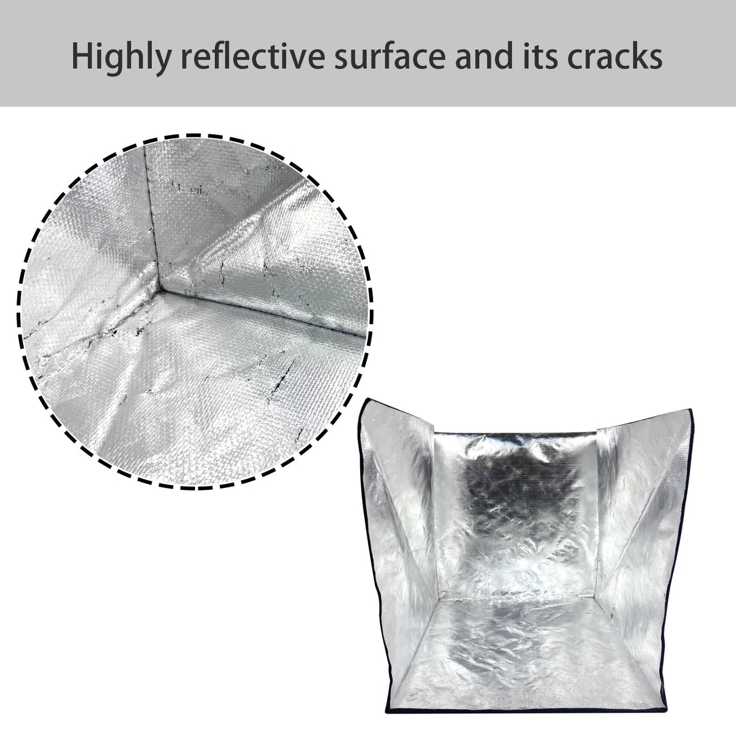 KUNFALY Thermal Insulated Camping Oven Cover for Foldable Camp Ovens Insulation Blanket with Aluminum Coated to Quickly Heats Up and Maintains Temperature