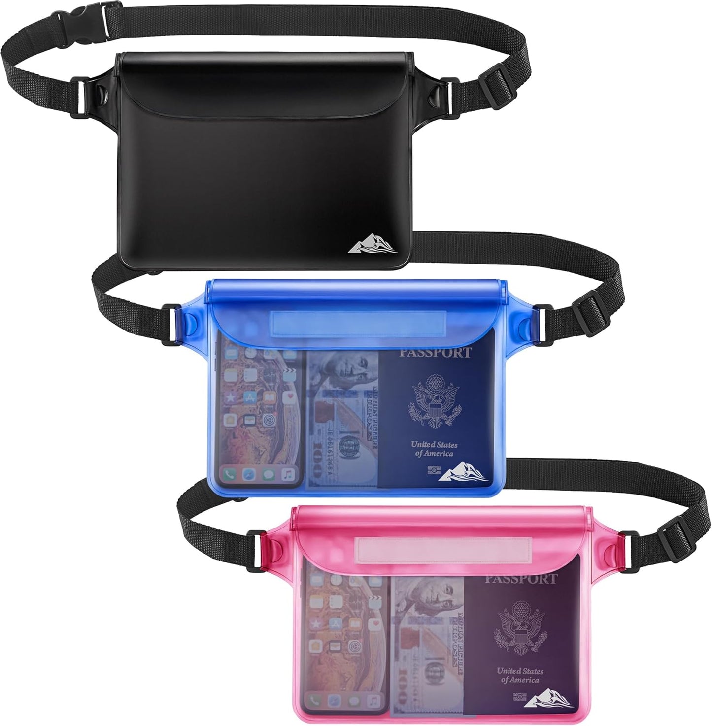 HEETA Waterproof Fanny Pack | Adjustable Waist Strap for Swimming & Beach