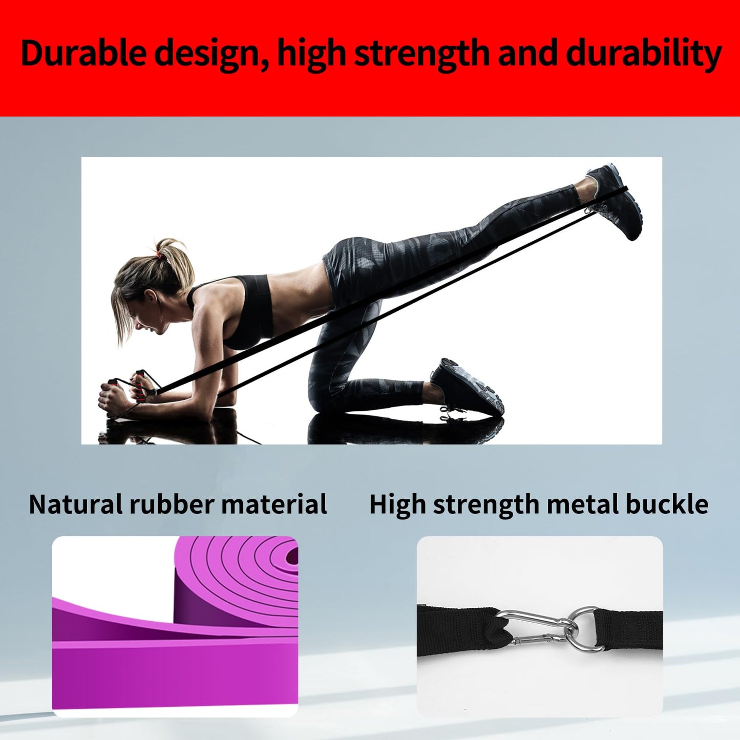 LAKXSF Pull Up Assistance Bands - Exercise Bands, Resistance Bands for Working Out, Physical Therapy, Body Stretching, and Strength Training, Pull Up Bands for Men and Women (Yellow)