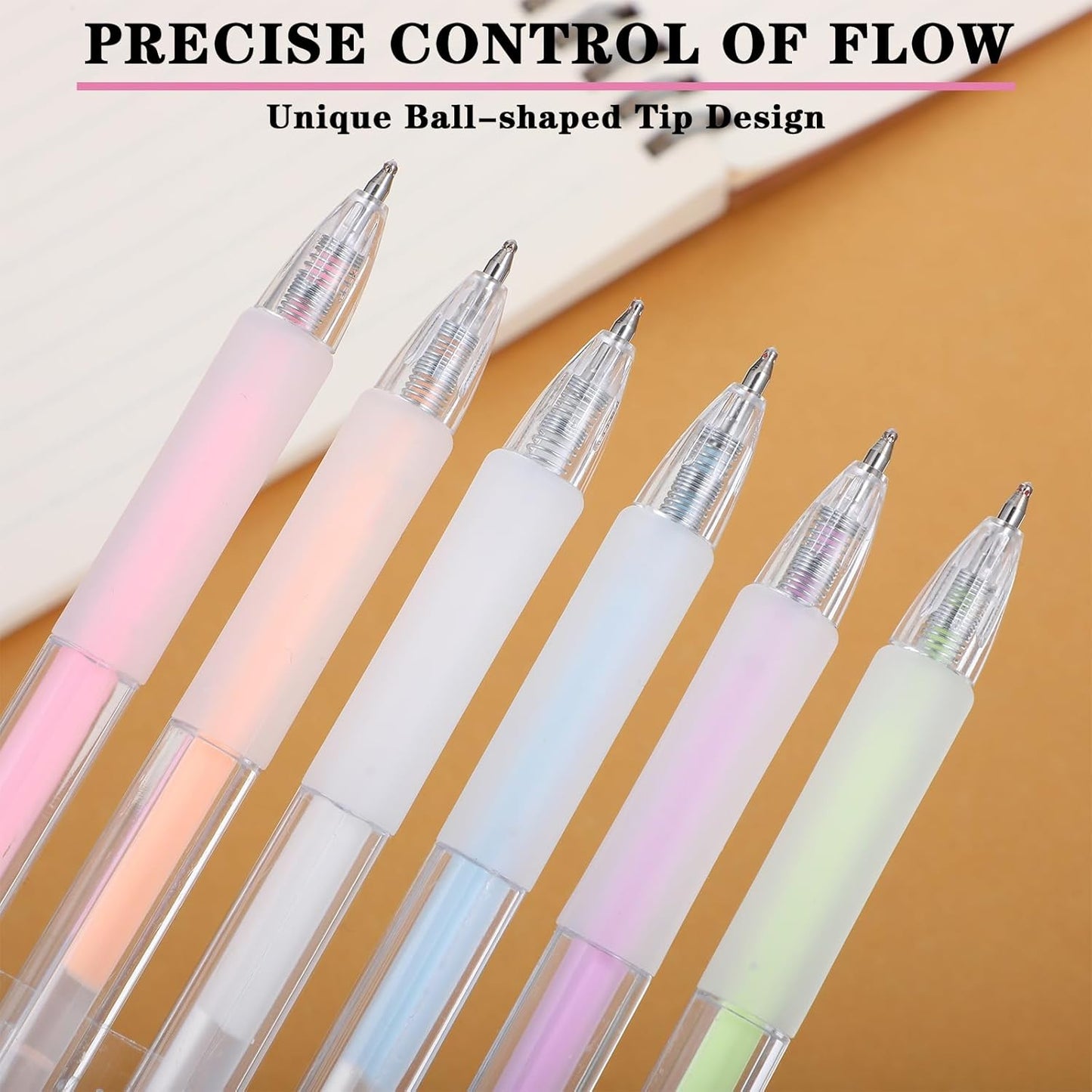 12Pcs Quick Dry Glue Pen Ballpoint Roller Glue Pen, Apply Glues Like Writing Easy Precise Control Fine Tip Tacky Pens Classroom Supplies for Crafting Scrapbook Card Making Foil Calligraphy Artist