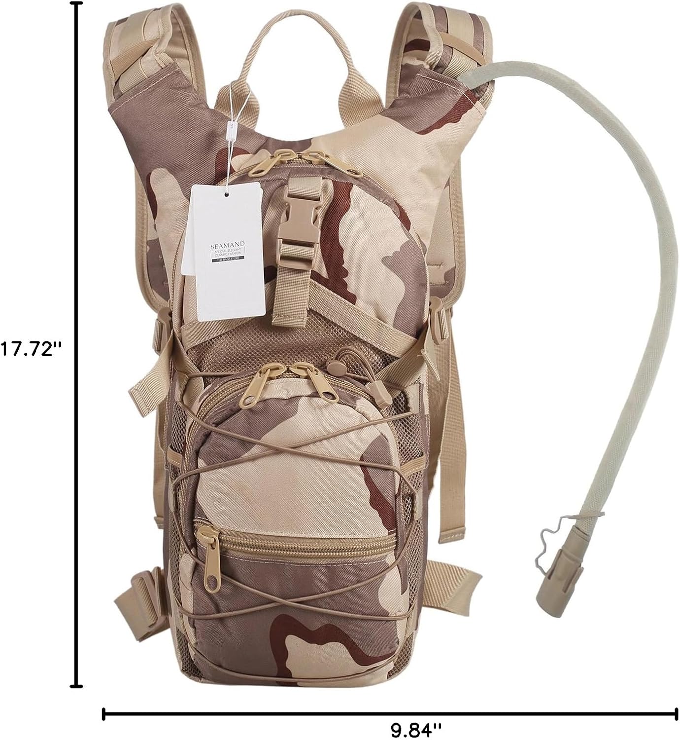 Hydration Backpack with 3L Water Bladder for Hiking and Climbing