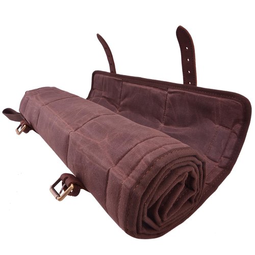 Roll-up Canvas Gun Cleaning Mat Pad (Coffee)