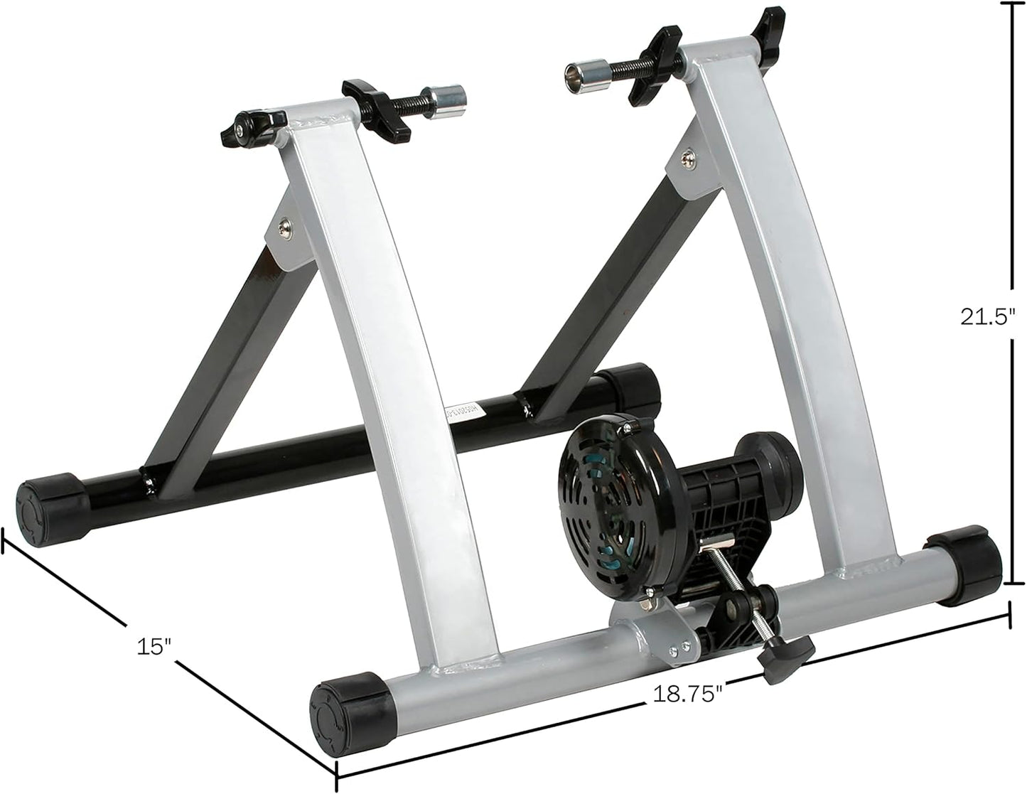 Trainer Bicycle Indoor Trainer Exercise Machine Ride All Year Around with 850 Gram Machined Steel Flywheel for The Most Natural Pedal Feel
