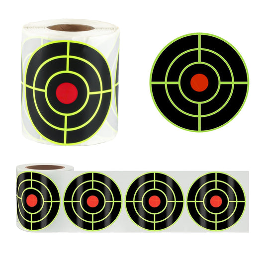 3 Inch Splatter Targets for Shooting & Archery Practice (1 Roll/200 Pcs)