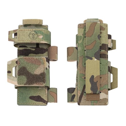 Tactical Tourniquet & Scissor Holder Molle Pouch - Medical Shears Trauma IFAK Holster (Camo)