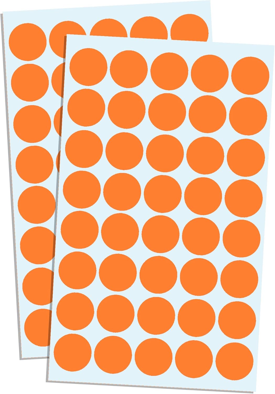 2000 Pack, 3/4" Round Dot Stickers Circle Labels - Red
