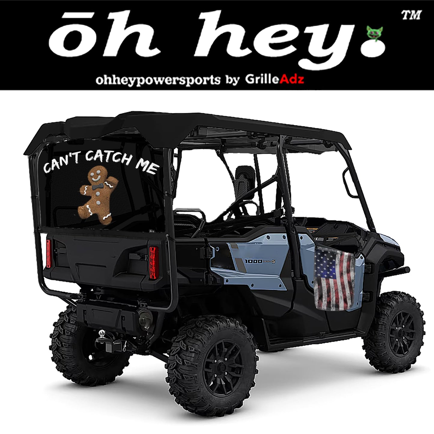 GrilleAdz Universal UTV/Marine/Outdoor Mesh Tactical Bag