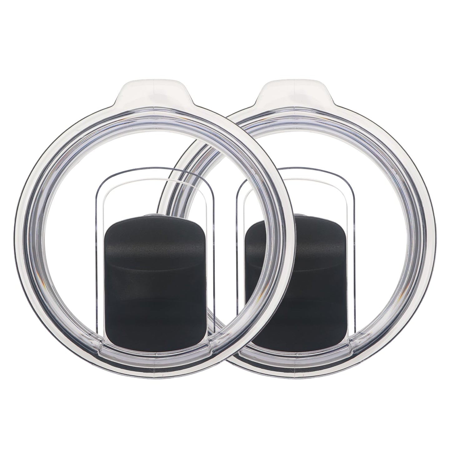 30 oz Tumbler Lid, 2 Pack Replacement Lids Fit for YETI umbler Lid, 14 oz Mug and 35 oz Straw Mug, Spill Proof Cup Lids Covers with Magnetic Slider Switch