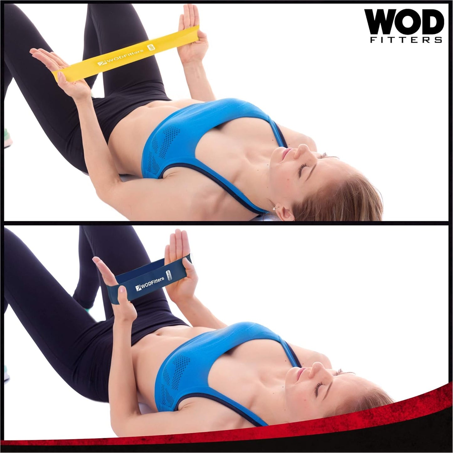 WODFitters Bandelicious Mini Bands Set for Women - 4 Exercise Workout Resistance Bands - Exercise Loops - Workout Flexbands for Stretching, Physical Therapy, Rehab, Home Fitness and Muscle Activation