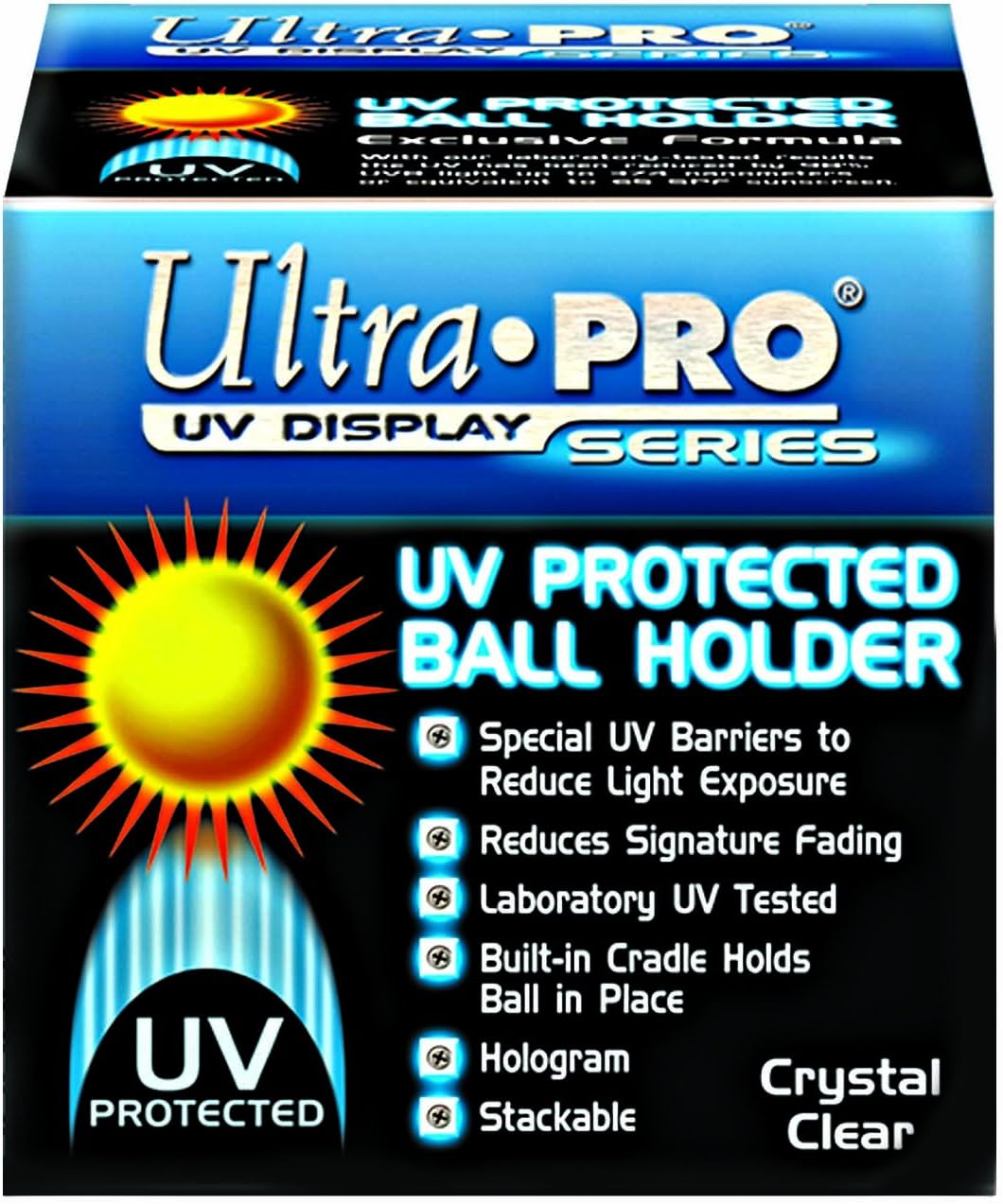Ultra Pro Baseball Clear Square UV Holder (Packaging may vary)