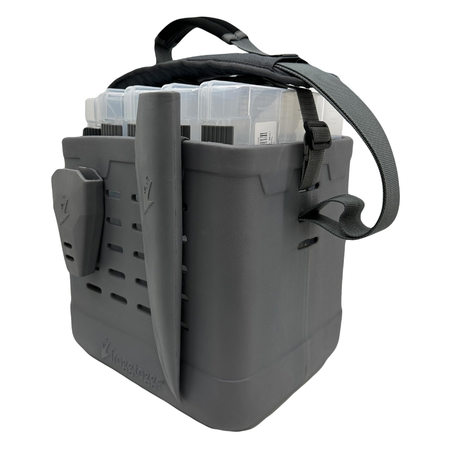 FROGG TOGGS EVA Tackle Vault Tote, Lightweight Customizable Tackle Bag with Accessories