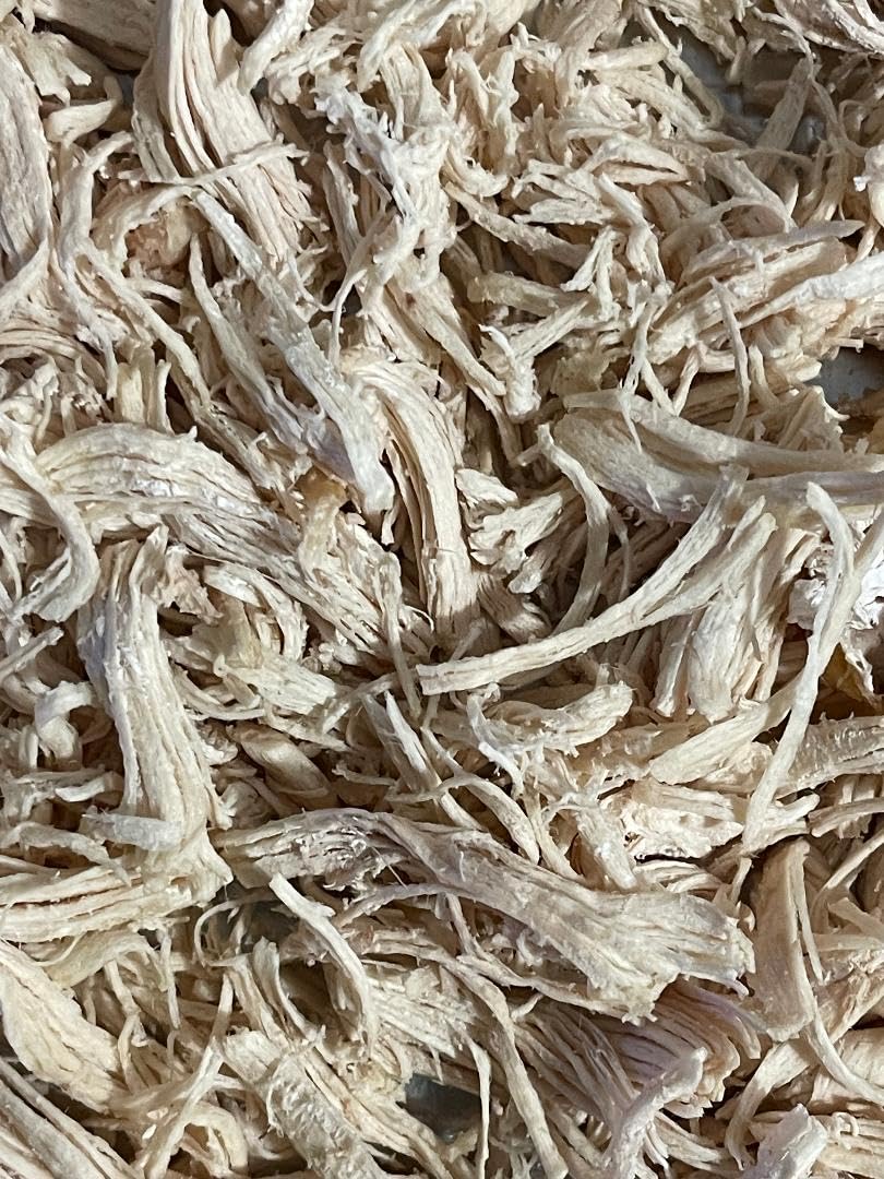 Cooked Freeze Dried Pulled Boneless Skinless Chicken Breast | 6oz Freeze-Dried makes 1.8 lbs. rehydrated | 25-year Shelf Life | Designed for Backpackers,Campers,Survivalist and Emergency Preparedness