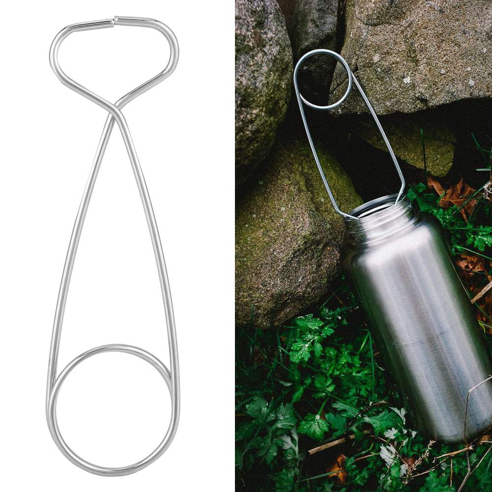 2Pcs Stainless Steel Fish Mouth Spreaders, Water Bottle Hanger Hook Rack, for Saltwater Fishing, Camping, Outdoor