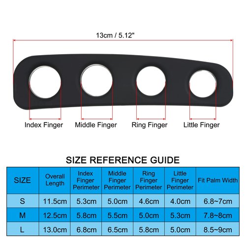 PATIKIL Basketball Shooting Aid, 3 Pack Basketball Finger Shoot Trainer Training Equipment Correct Shooting Posture for Youth and Adults, Black, L
