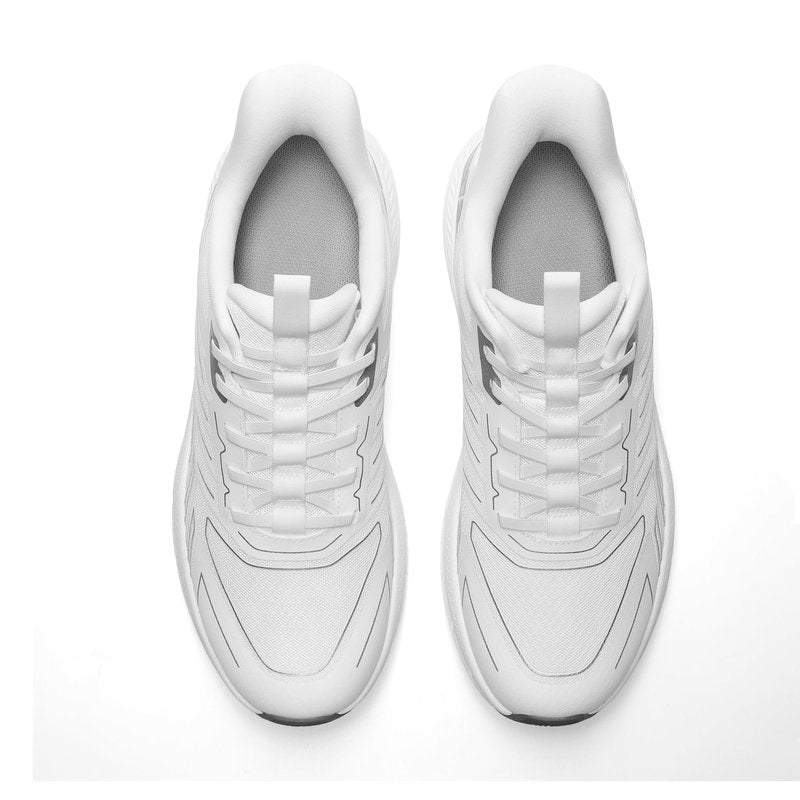 ALLSWIFIT Men's Slip On Walking Shoes Running Comfortable Tennis Breathable Non Slip Athletic Gym Workout Cross Training Fashion Sneakers,Size 12,White,SARR034M