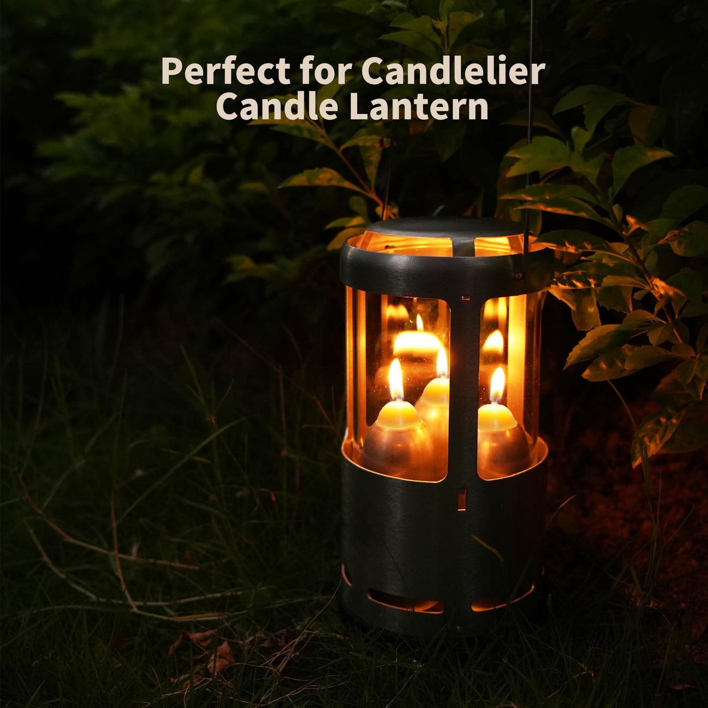 12-Hour White Candles Compatible with Candle Lanterns, Long-Burning Candles for Outdoor, Camping, Emergency, Survival Emergency Preparedness- 20Pack