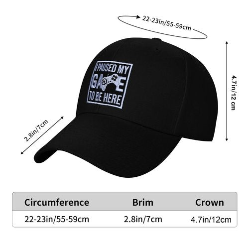 Video Game Controller Baseball Cap Embroidered Baseball Hat Sports Classic Adjustable Hat Trucker for Men Women