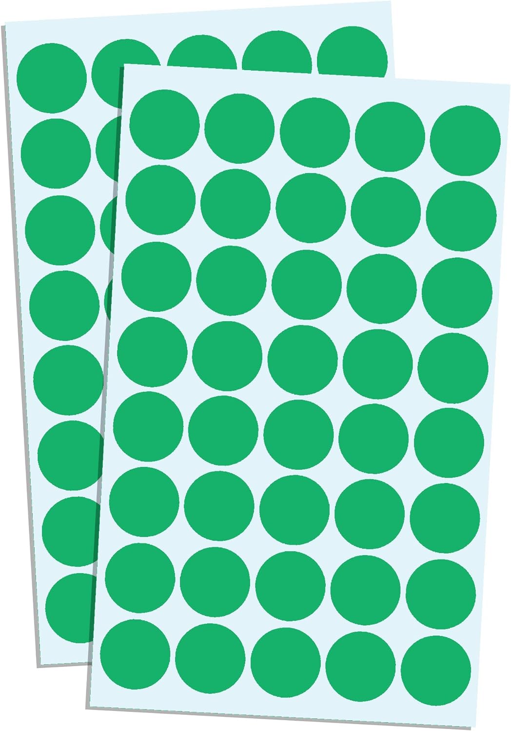2000 Pack, 3/4" Round Dot Stickers Circle Labels - Red