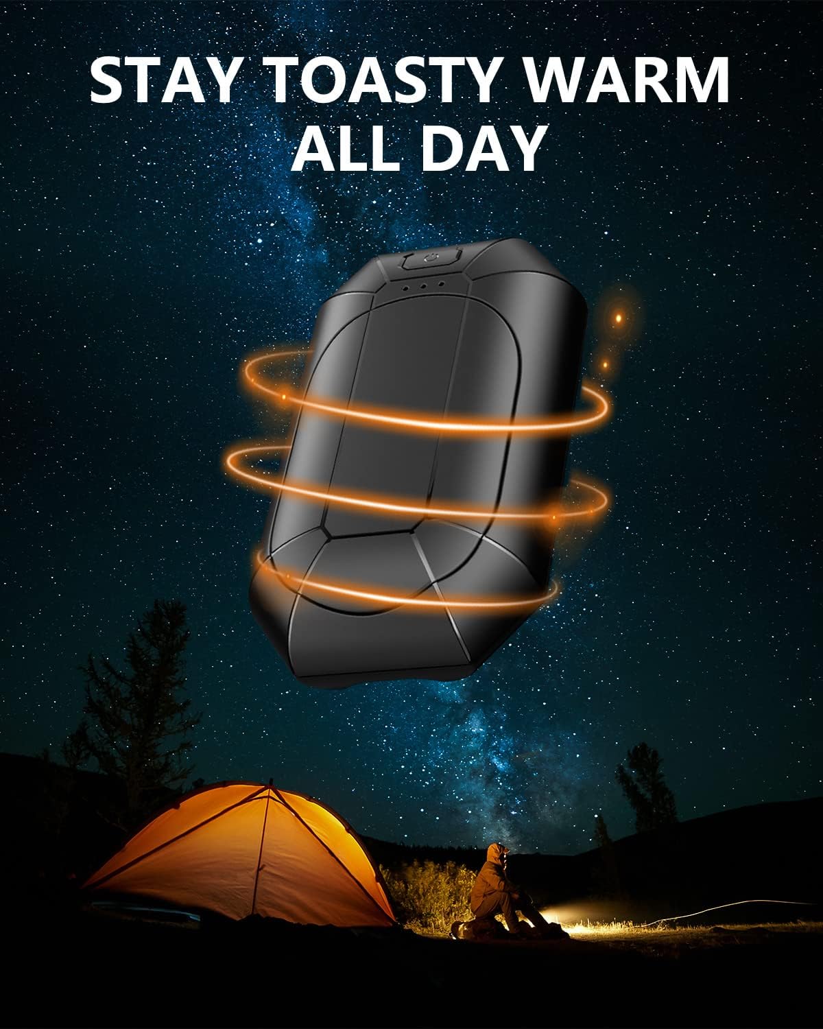 Rechargeable Hand Warmers | Dnaleao 2-Pack 4000mAh Portable Heater for Outdoors