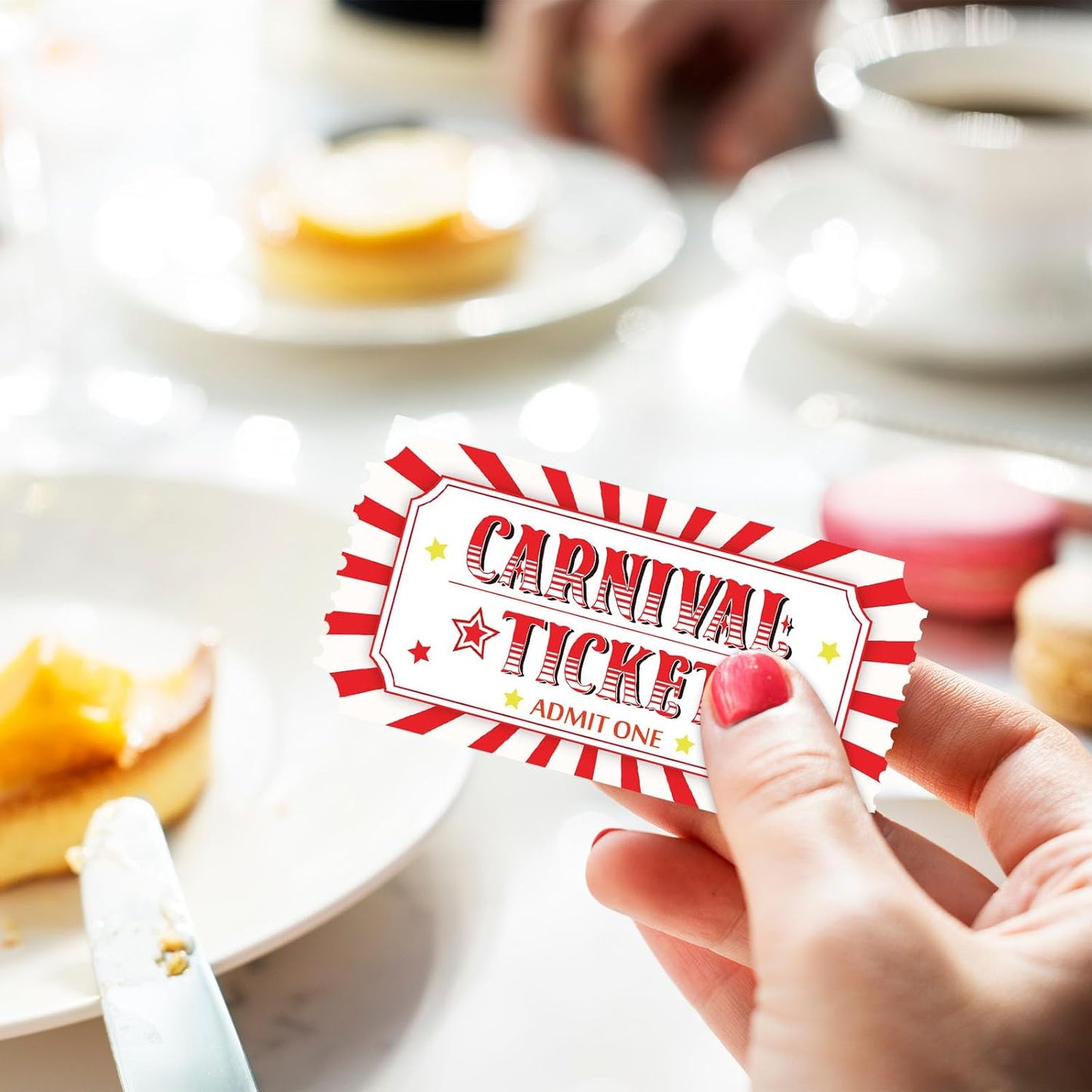 1000 Pcs Drink Ticket Single Raffle Tickets Roll Cocktail Design Free Drink Ticket for Events Wedding Work Formal Parties Leisure Class Reward