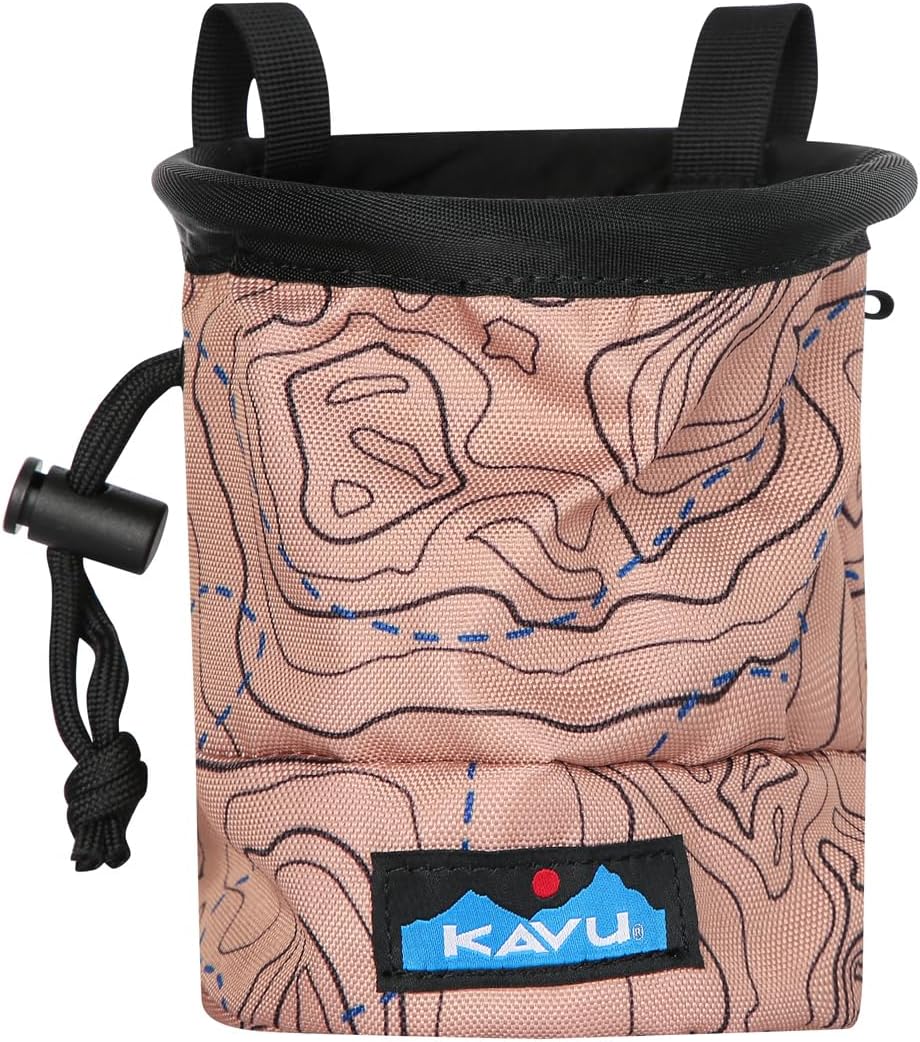 KAVU Peak Seeker Chalk Bag for Rock Climbing, Gymnastics, and Weightlifting