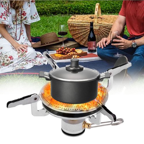 Restokki Camping Stove,Backpacking Stove,Camping Stove Propane,Portable Gas Stove Camping,Camping Grill for Outdoor Backpacking Hiking and Picnic