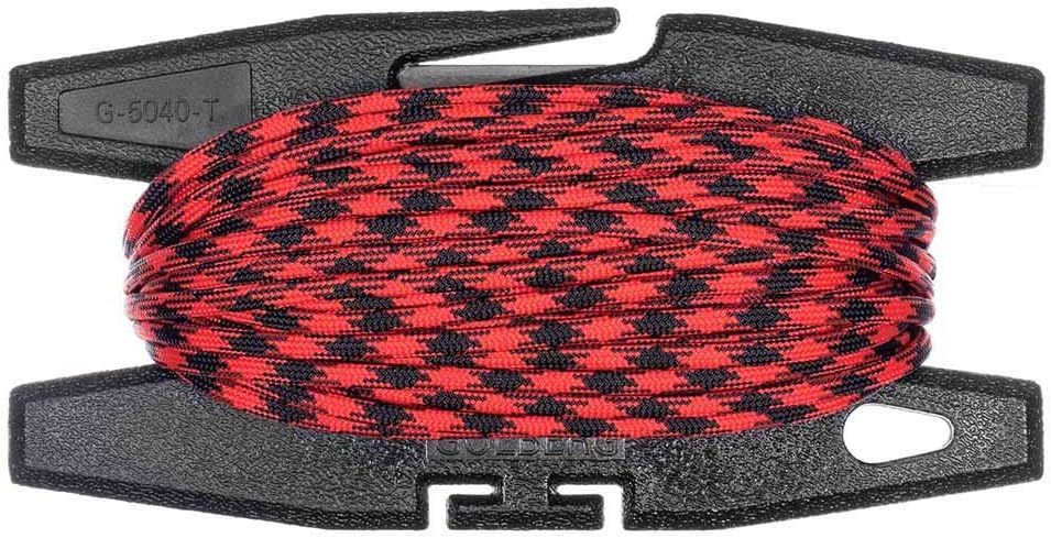 Paracord Spool Tool with 50 Feet of 550 7 Inner Strand Parachute Cord
