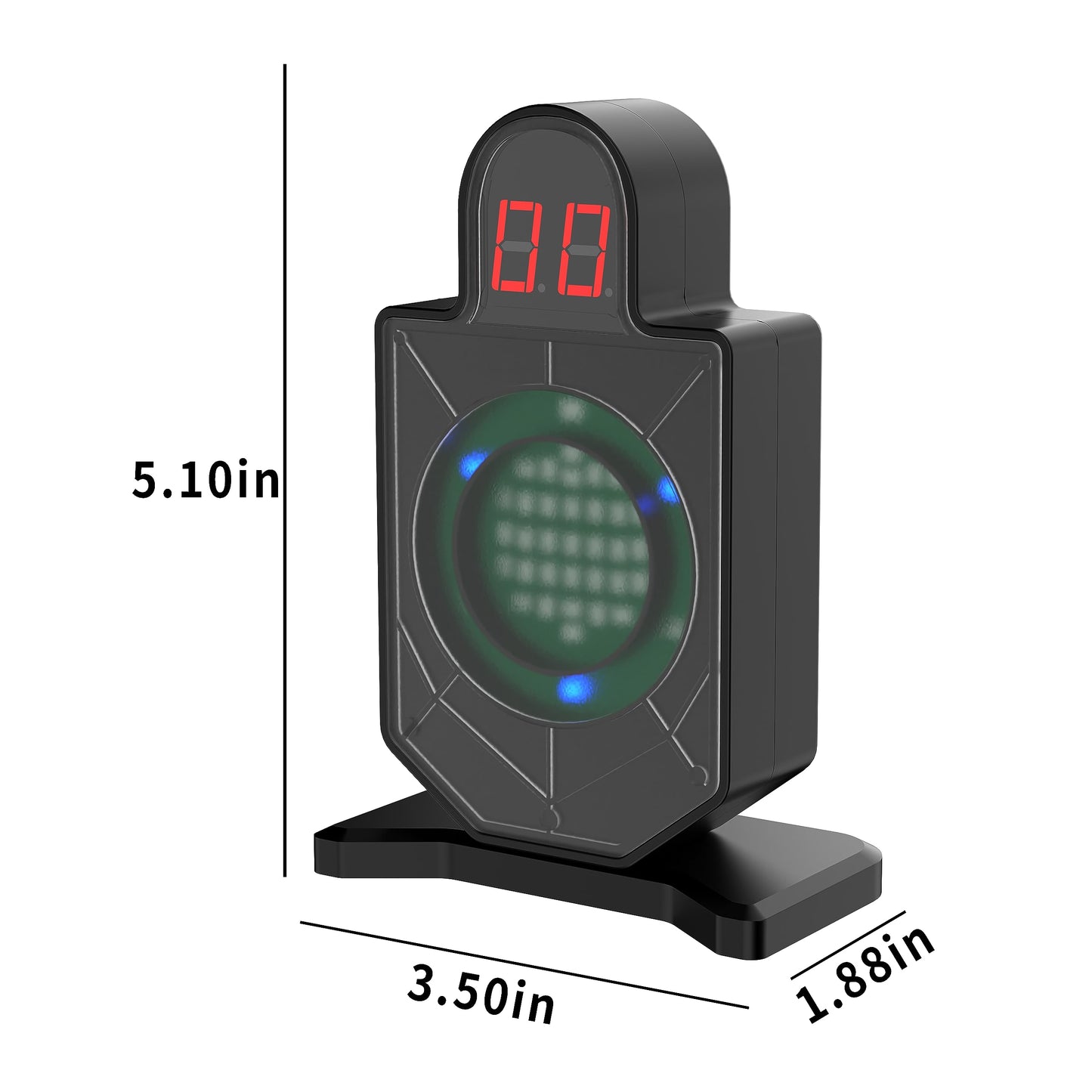 Tipfun Portable Laser Trainer Target& Laser Training System for Reactive Laser Shooting and Dry Fire Practice,Laser Trainer and Counting Laser Training Targets Compatible Most of Laser Cartridges
