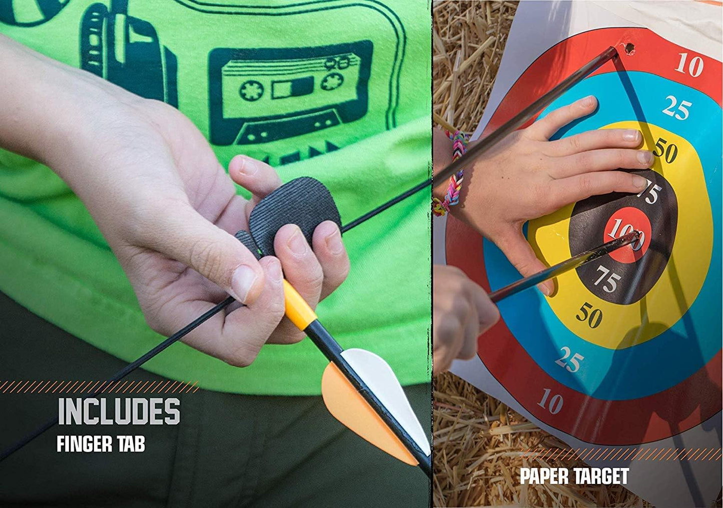 Bear Archery Titan Bow for Youth, Recommended Ages 12-16, Ambidextrous, Continuous Draw Weight Up to 29 lb., Continuous Draw Length Up to 28-inches