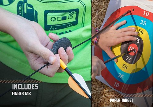Bear Archery Titan Bow for Youth, Recommended Ages 12-16, Ambidextrous, Continuous Draw Weight Up to 29 lb., Continuous Draw Length Up to 28-inches