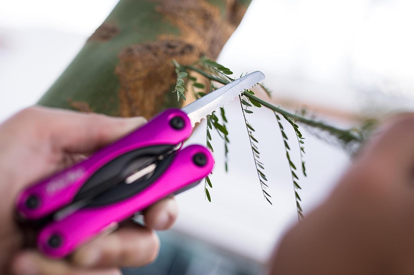 14-In-1 Multi-Tool, Pink | Aluminum Body with Versatile Stainless Steel Tools, Perfect for DIY, Home, Camping, Everyday Life