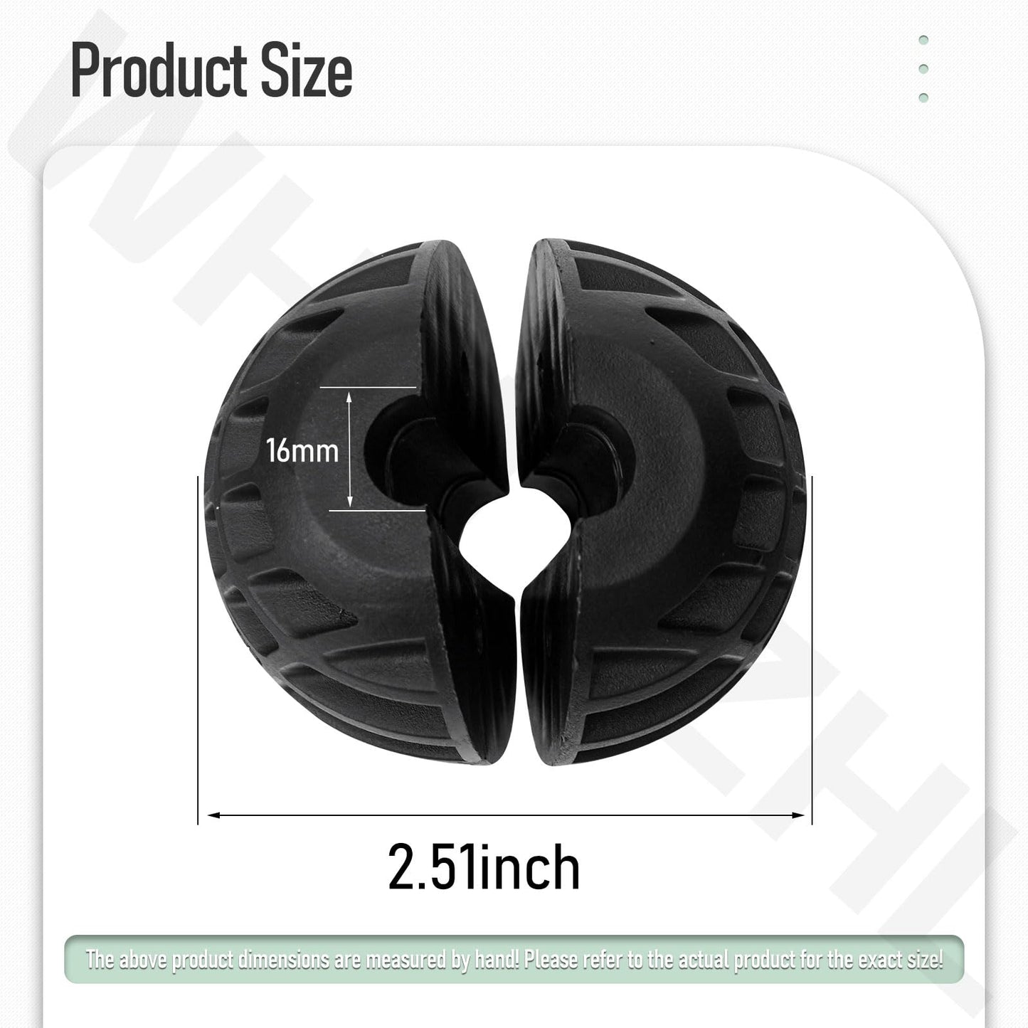 16mm Hole Ball Stopper for 3/8" ID Spring Driven Air Hose Reel - Prevents Tangling and Damage, Adjustable Hose Bumper, Fits Auto Rewind Retractable Hose Reel Need to Screw Tightl