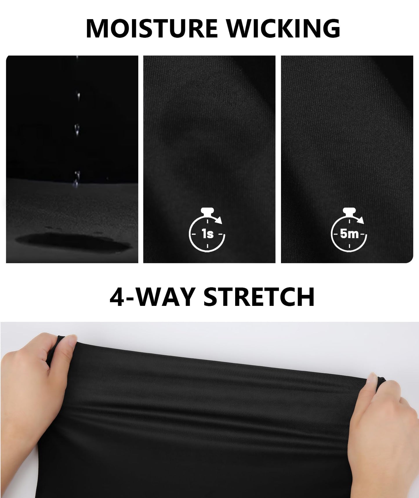 ZITY Mens Golf Shirt Short Sleeve Sport Moisture Wicking Performance Print Golf Polo Shirts for Men Collared Casual T-Shirt Black Orange Medium