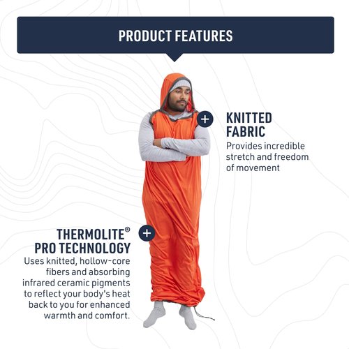Sea to Summit Reactor Sleeping Bag Liner, Extreme Standard (85 x 31.5)