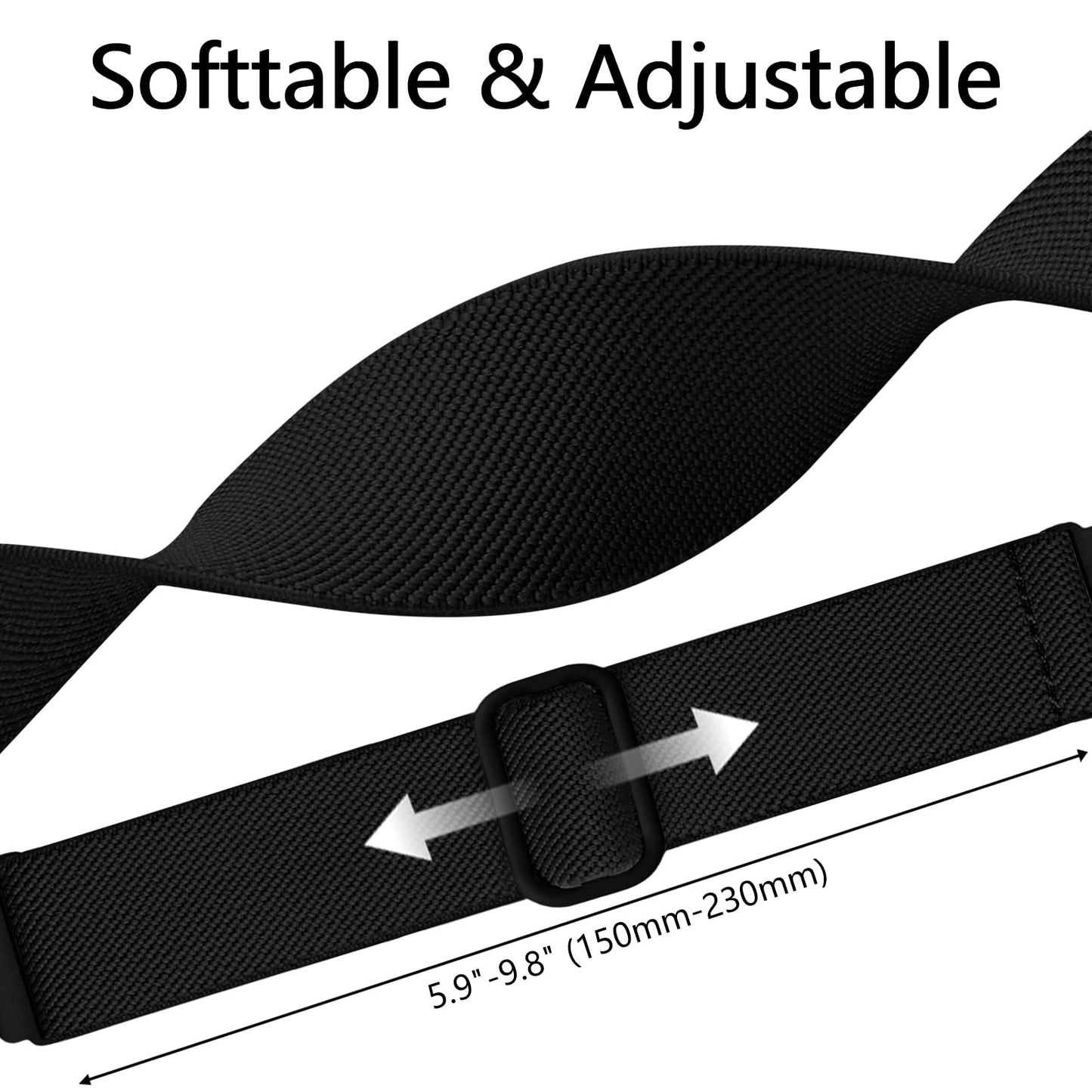 10 Pack Bands Compatible with Fitbit Versa 2 Bands/Fitbit versa 2 bands for women/Fitbit Versa/Versa Lite/Versa SE,Soft Adjustable Nylon Sport Band for Fitbit Versa Smart Watch Women Men