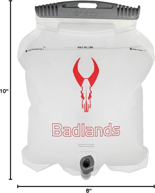 Badlands Hydration Reservoir with Insulated Drinking Tube