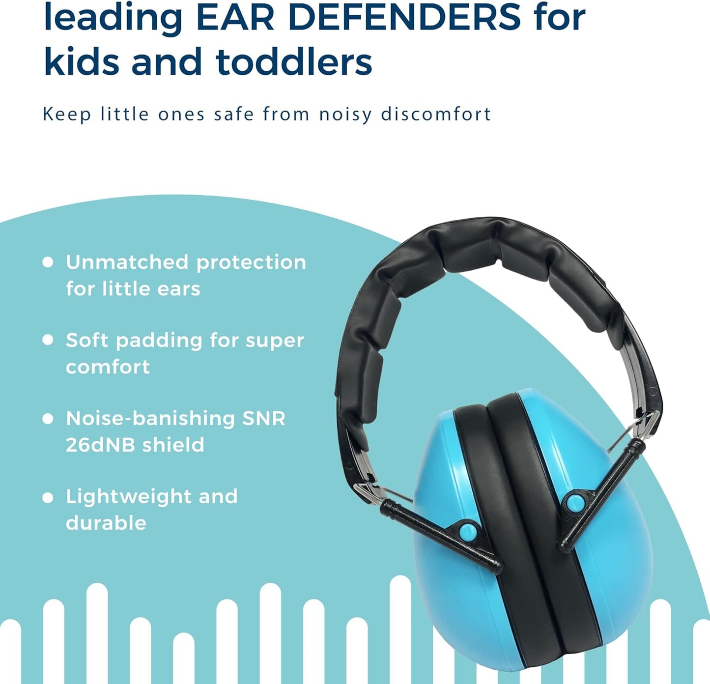 Baby Banz Earmuffs Kids Hearing Protection - 2+ Years - Noise Reduction Rating - Soft & Comfortable - Kids Ear Protection