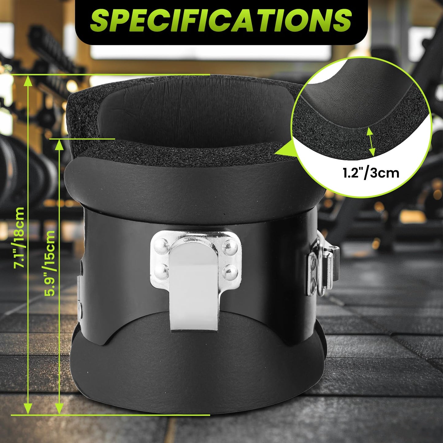 AMGSH Gravity Boots Inversion Boots, Gravity Boots Hanging Upside Down with 2 Gravity Hook, Anti Gravity Inversion Boots for Core Gym Fitness Exerciser, Ab Crunch, Abdominal Sit Up, Hooks Bar Therapy