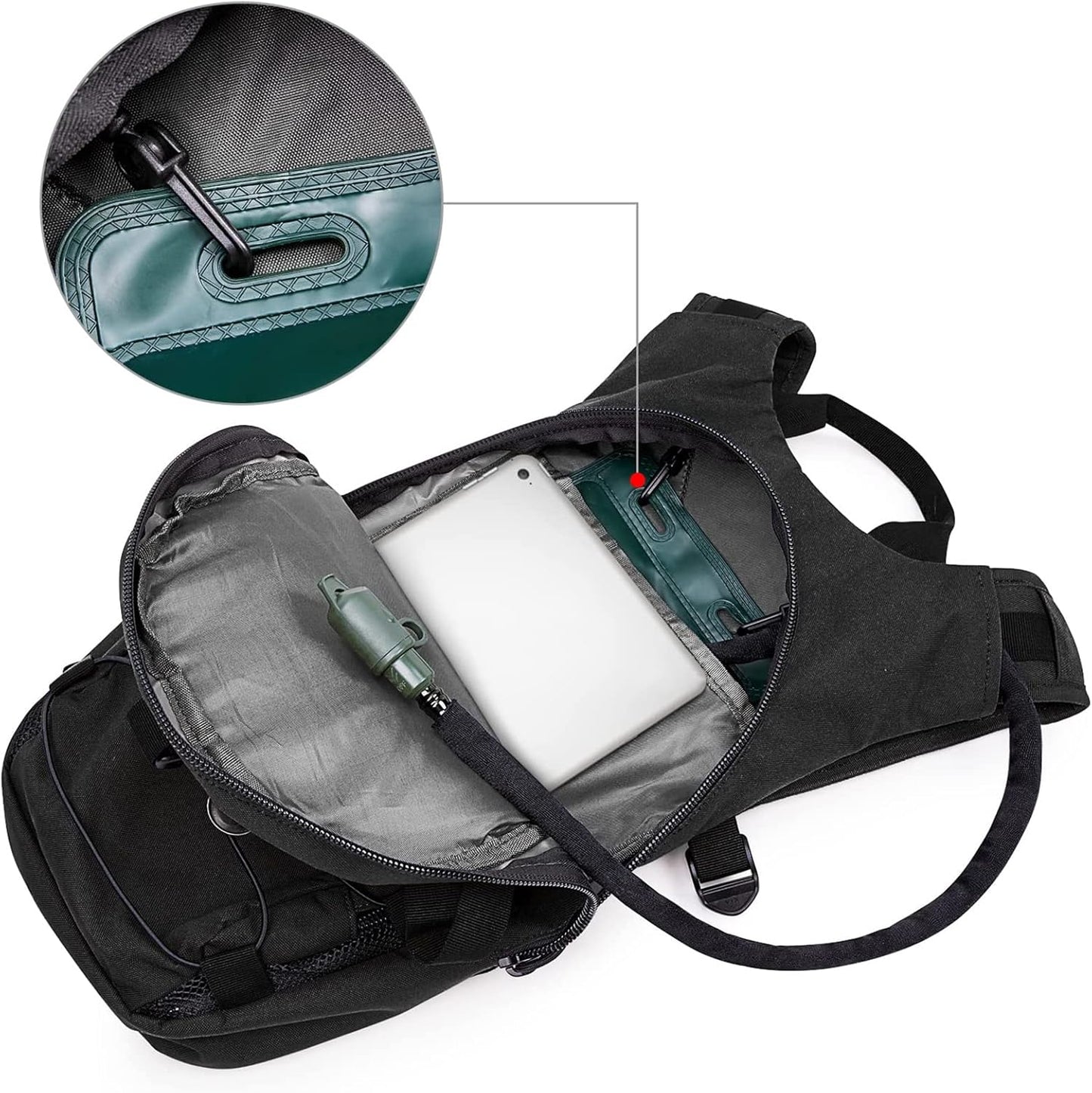 G4Free Hydration Pack Sports Runner Hydration Backpack with 3L Bladder for Running Hiking Cycling Biking