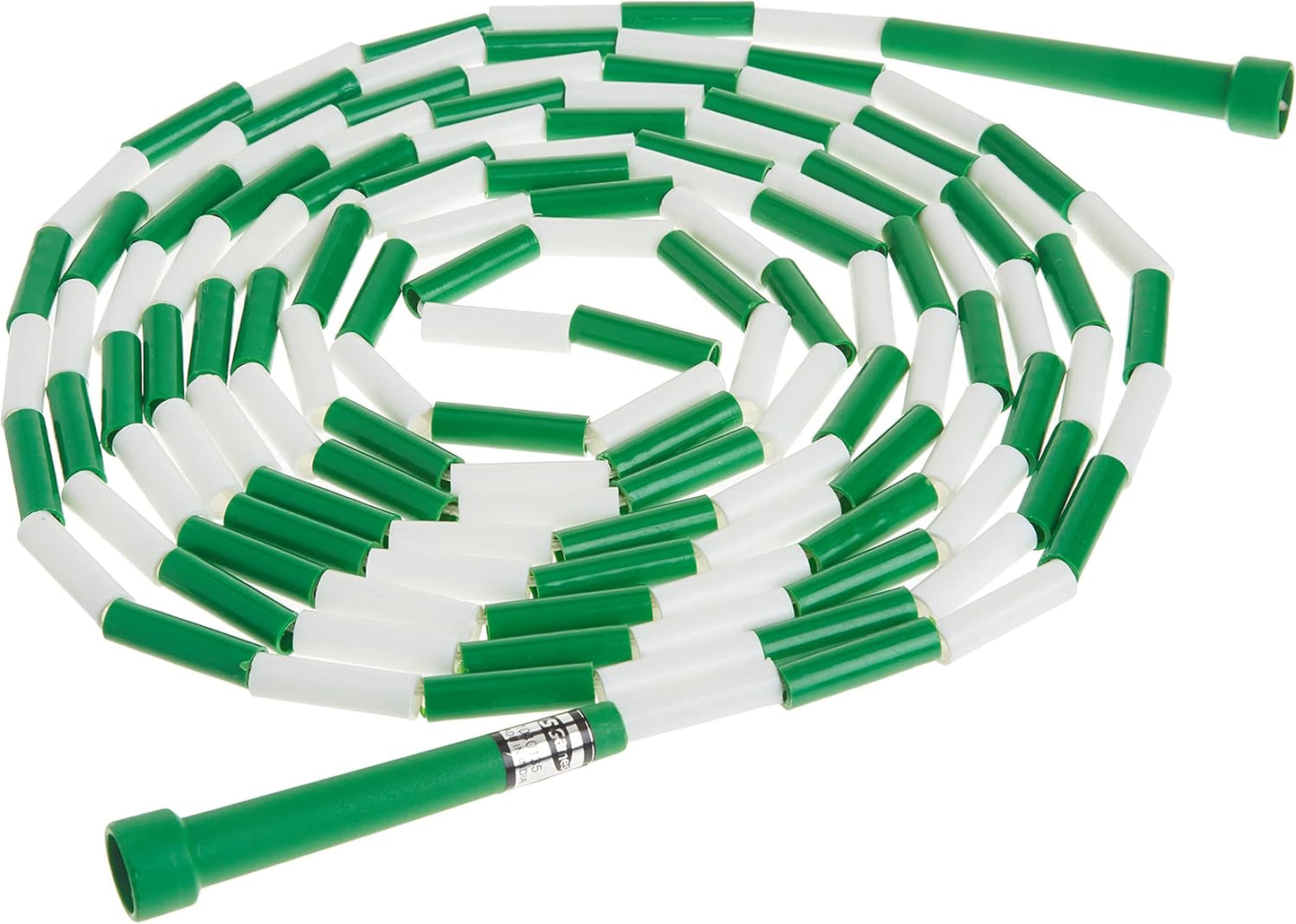 US Games Segmented Skip Rope, 16-Feet, Green/White