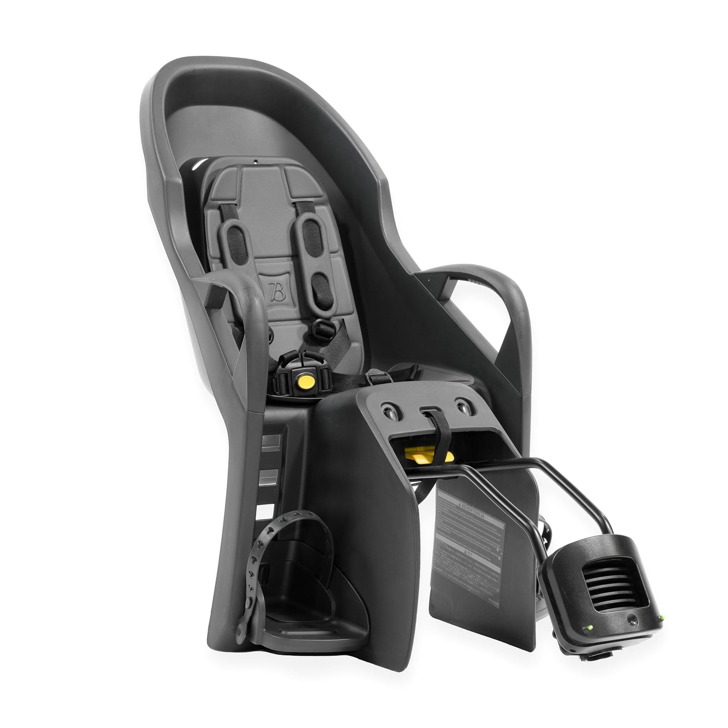 Burley Dash X FM Child Bike Seat, Black/Grey