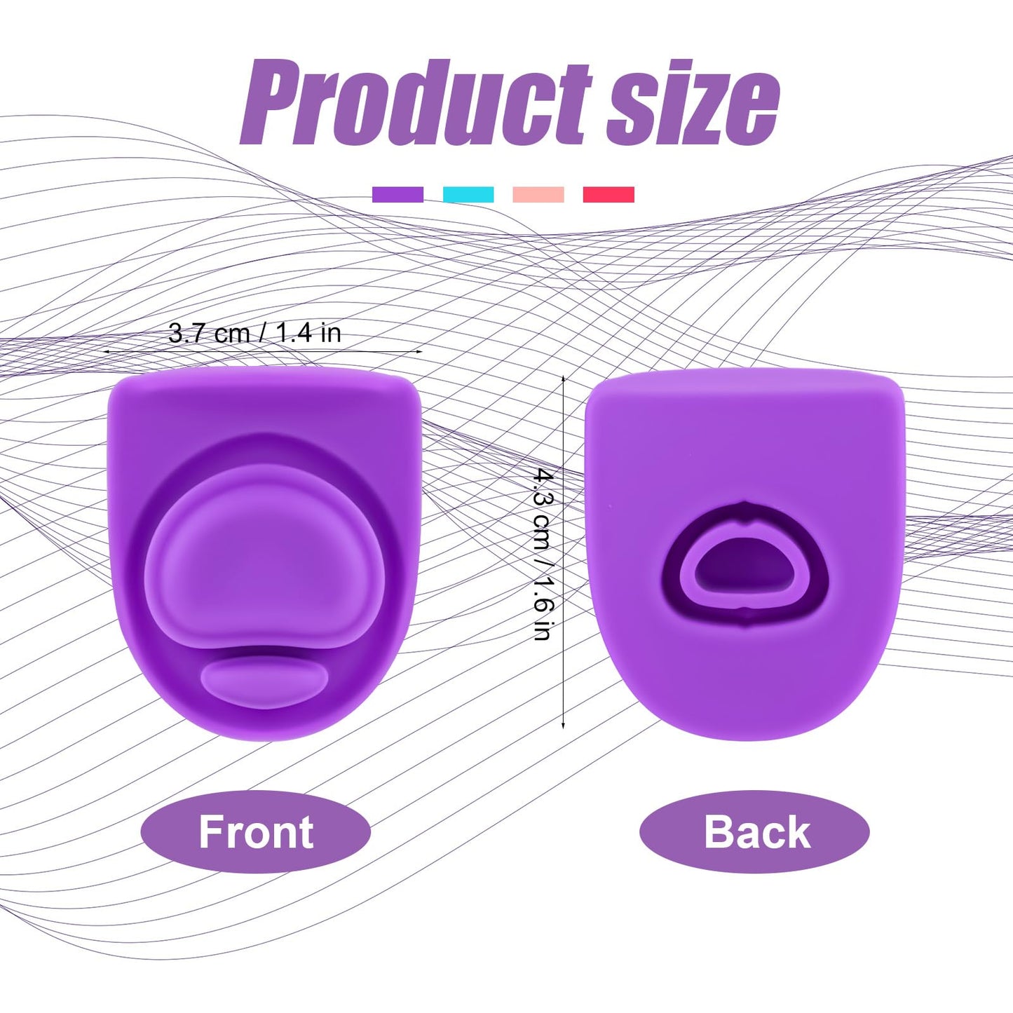 4pcs Water Bottle Seal Circle & 4pcs Replacement Stopper for Owala FreeSip, Silicone O Lid Gasket Ring Top Parts for Free Sip 16oz 19oz 24oz 32oz 40oz, Cap Mouth Plug Accessories, BPA-Free (Colorful)