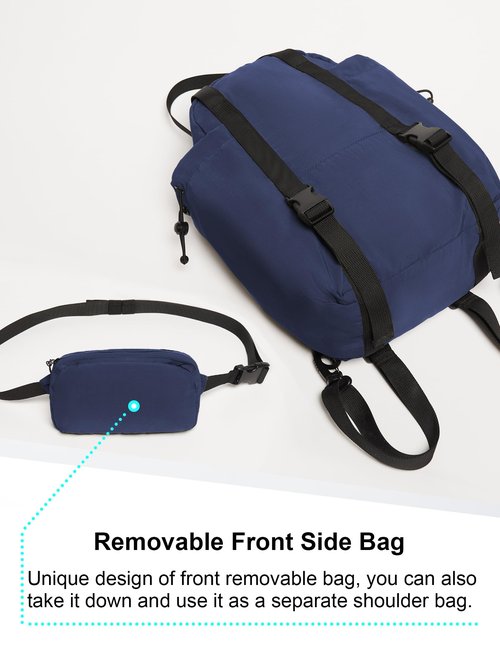 THE GYM PEOPLE Lightweight Mini Backpacks Womens Waterproof Travel Daypack Small Cute Crossbody Sling Bags