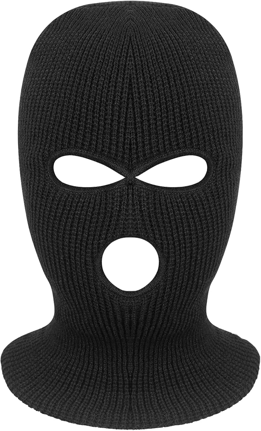 3-Hole Knitted Full Face Ski Mask | Winter Balaclava for Outdoor Sports