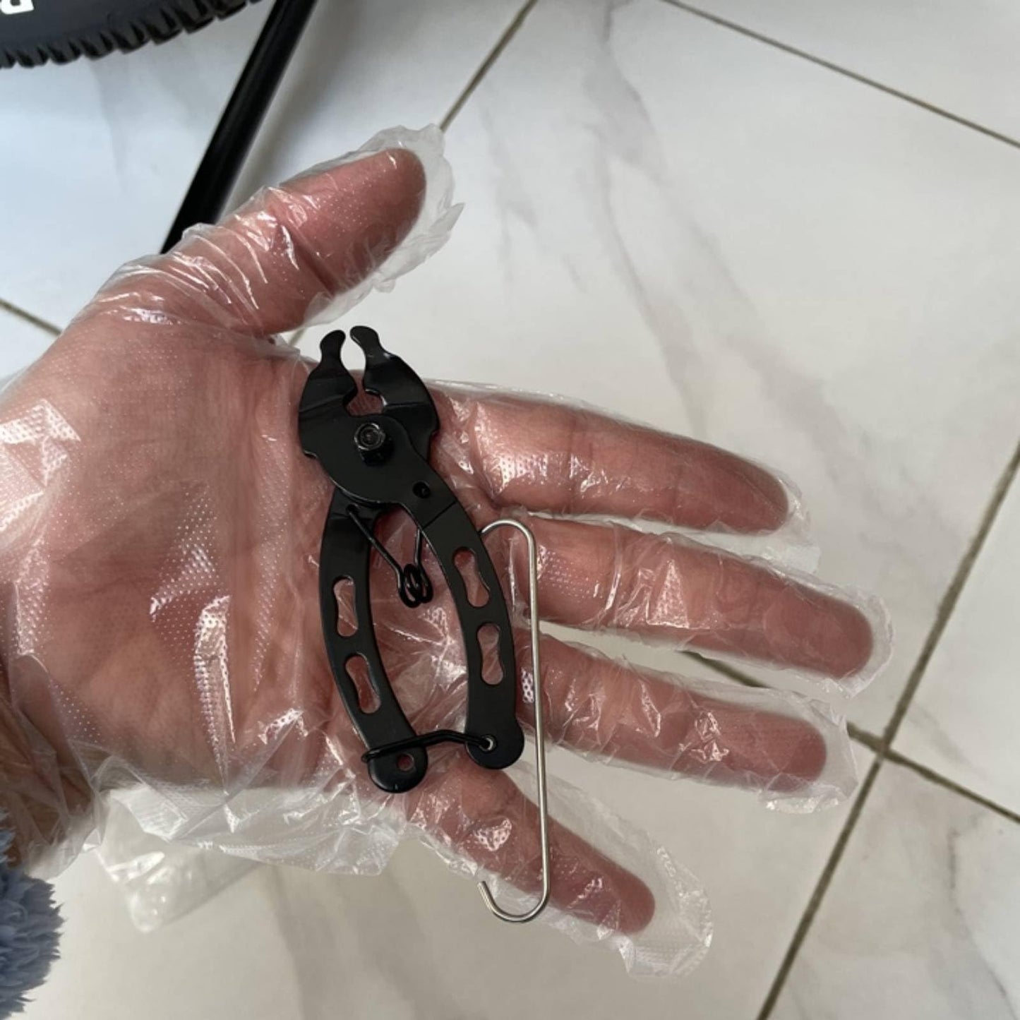 Bike Link Plier, Bike Link Opener Closer Plier Mini Bicycle Master Chain Removal Tool with Hook for MTB Road Chain Cleaning and Maintenance