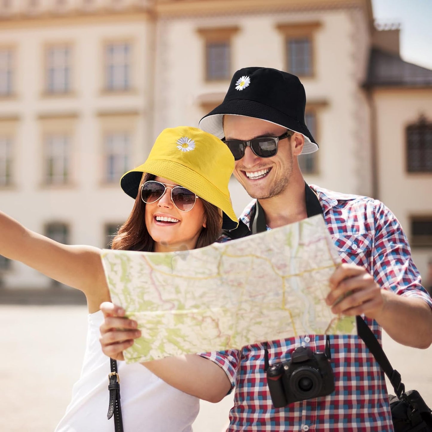 Reversible Cotton Sun Hat for Women | Summer Travel & Beach Fishing Cap