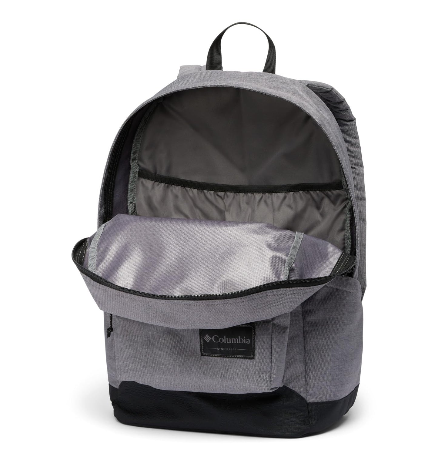Columbia Unisex Zigzag 22L Backpack, City Grey Heather/Black, One Size