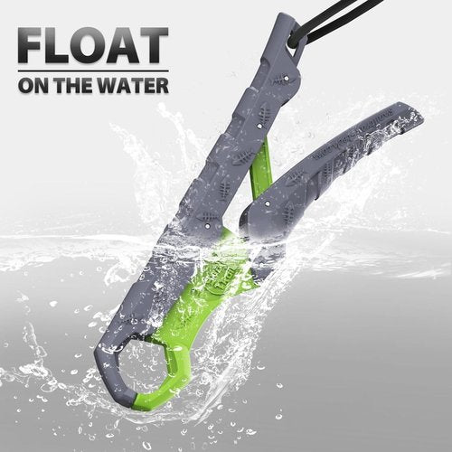 SNAIL TRAIL 11.5" Fishing Hook Remover Tool & 9" Floating Fish Gripper Kit, Stainless Steel Fish Dehooker, Fish Grabber, Saltwater Fish Lip Grip, Hook Extractor Pliers, Fishing Gear and Accessories