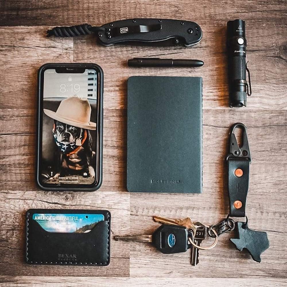 Ontario Knife Company Rat I, Black Coated AUS-8 Stainless Steel Half Serrated Folding Pocket Knife, Black Nylon Handle Liner Lock Knife, Everyday Carry Knife – ON8847
