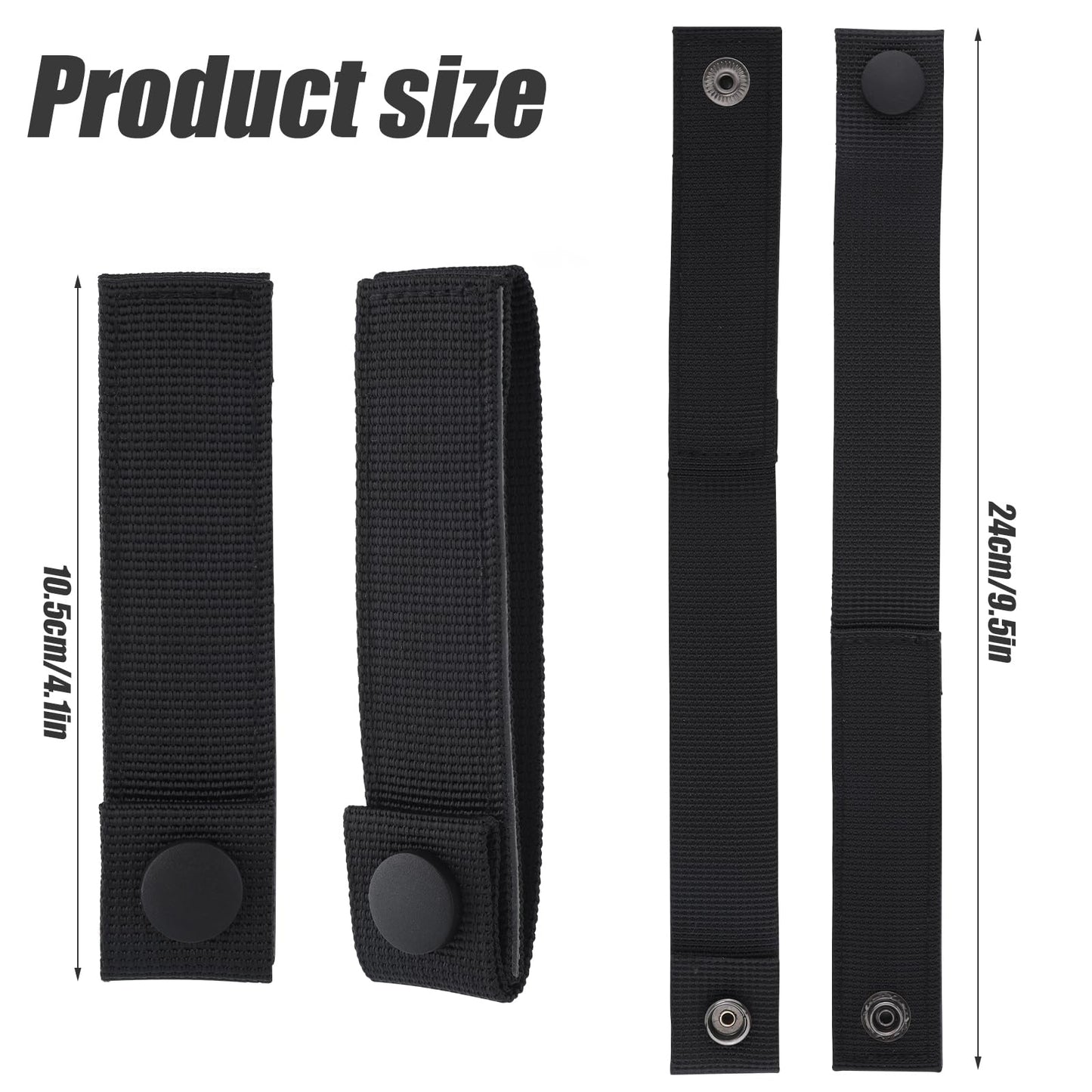 5pcs MOLLE Straps, MOLLE Webbing Straps Practical MOLLE Backpack Straps Nylon Snap Strap MOLLE Attachment Straps Accessories Strap Connectors for MOLLE